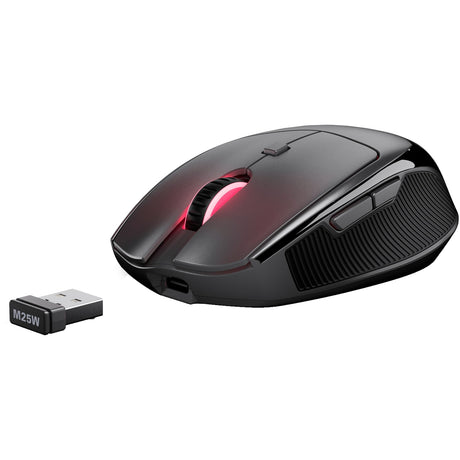 Souris Sharkoon officepal m25w (noir, 400 - 4000 dpi, RVB, USB 2,4 GHz)