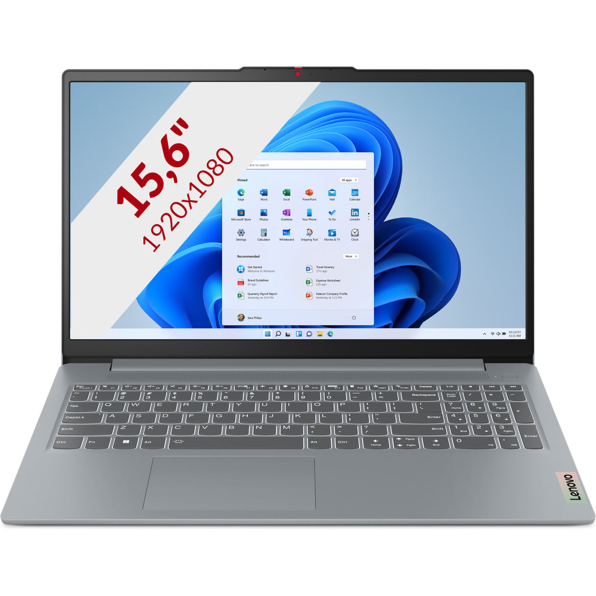 Lenovo ideapad slim 3 15abr8 (82xm013cmh) 15.6 ordinateur portable (gris | r7 5825u | carte graphique radeon | 16 go | SSD 512 go)