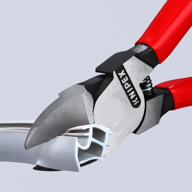 Pince coupante latérale Knipex pour plastique | plastifié | 160mm - 7201160