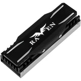 Dissipateur thermique Silverstone TP03-ARGB (noir, adapté au SSD m.2 2280)