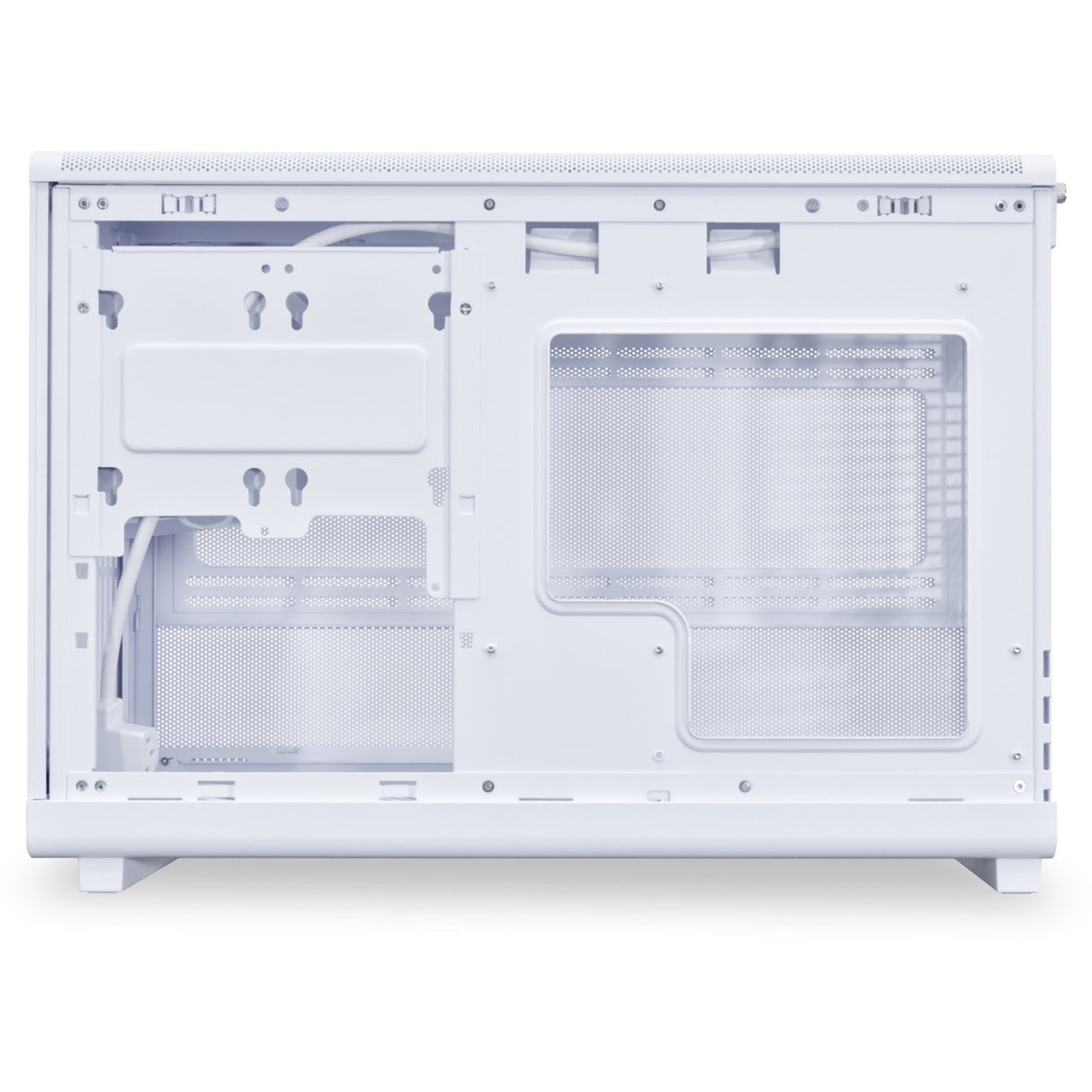Boîtier tour midi Lian li a3-matx blanc (édition bois) (couleur bois blanc | 2x USB-A | 1x USB-C | verre trempé)