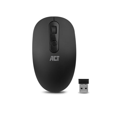 Act connectivité souris sans fil ac5110 1200 dpi (noir, 1200 dpi | pour gauchers et droitiers)