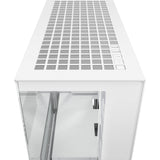 Boîtier tour midi Arctic xtender (blanc | 2x USB-A | 1x USB-C | RVB | verre trempé)