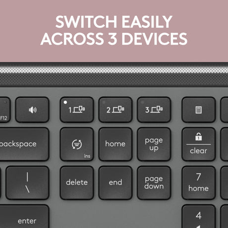 Ensemble de bureau sans fil fin Logitech mk950 signature (graphite, disposition américaine-internationale (qwerty), 400 - 4000 dpi)