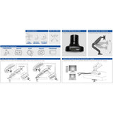 Bras de moniteur act noir ac8311