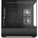 Boîtier mini tour Sharkoon mk6 rgb (noir | 2x usb-a | 1x usb-c | rgb | verre trempé)