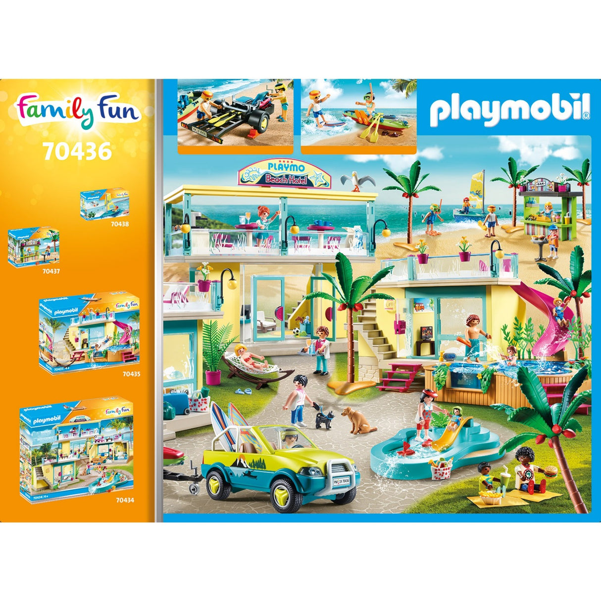 Playmobil 70436 Car de plage avec canoës