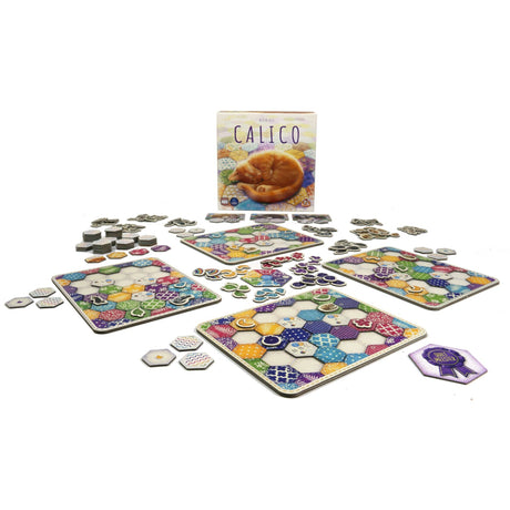White goblin games jeu de société calico (néerlandais, 1 - 4 joueurs, 45 minutes, à partir de 10 ans)