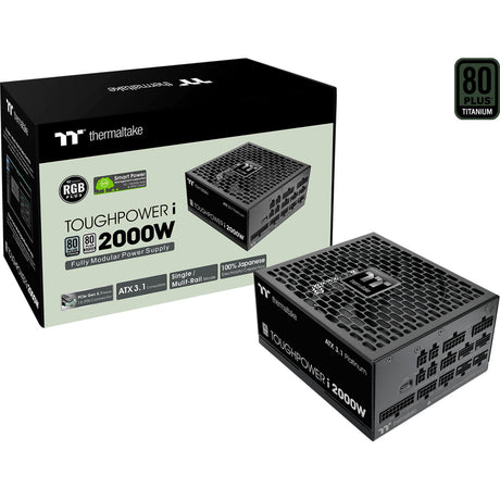 Alimentation modulaire Thermaltake ToughPower i de 2000 watts (noir, 4x 12v-2x6, 8x PCIe)