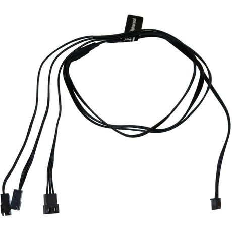 Câble en Y LED RVB numérique Alphacool 3 voies avec connecteur mâle JST (noir, 60 cm)