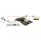 Carte Dellock PCI Express> 1 x 10 Gigabit LAN NBASE-T RJ45