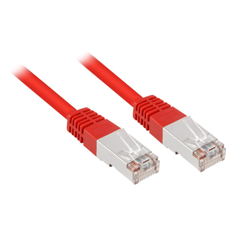Câble patch Sharkoon rj45 cat.5e s ftp 5m (rouge)