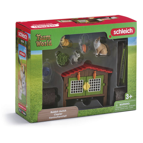 Clapier à lapin Schleich Farm World 42728