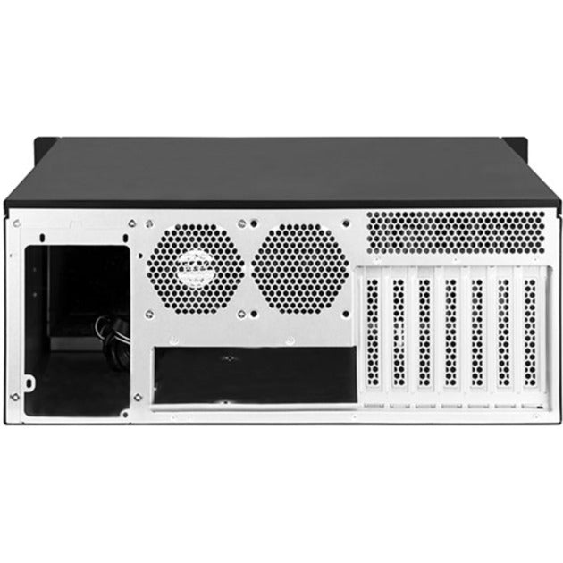 Boîtier rack Silverstone RM42-502 (noir | 2x USB-A 3.2 (5 Gbit s) | 1x USB-C 3.2 (5 Gbit s) | 2x audio)