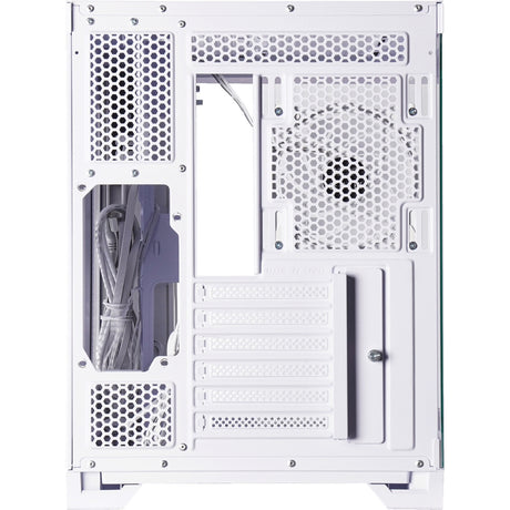 Boîtier Chieftec Visio Midi Tower (blanc | 2x USB-A | 1x USB-C | RVB | verre trempé)