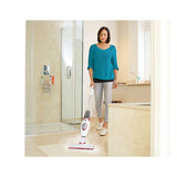 Balai vapeur Black+decker bds1616r 1600w avec 2 chiffons vapeur nettoyeur vapeur (blanc rouge)