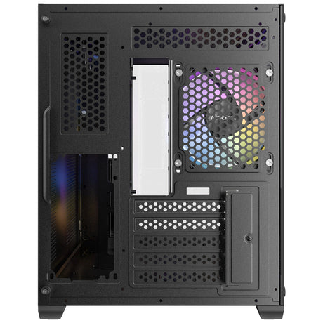 Boîtier mini tour Antec cx600m argb (noir | 3x usb-a | verre trempé)