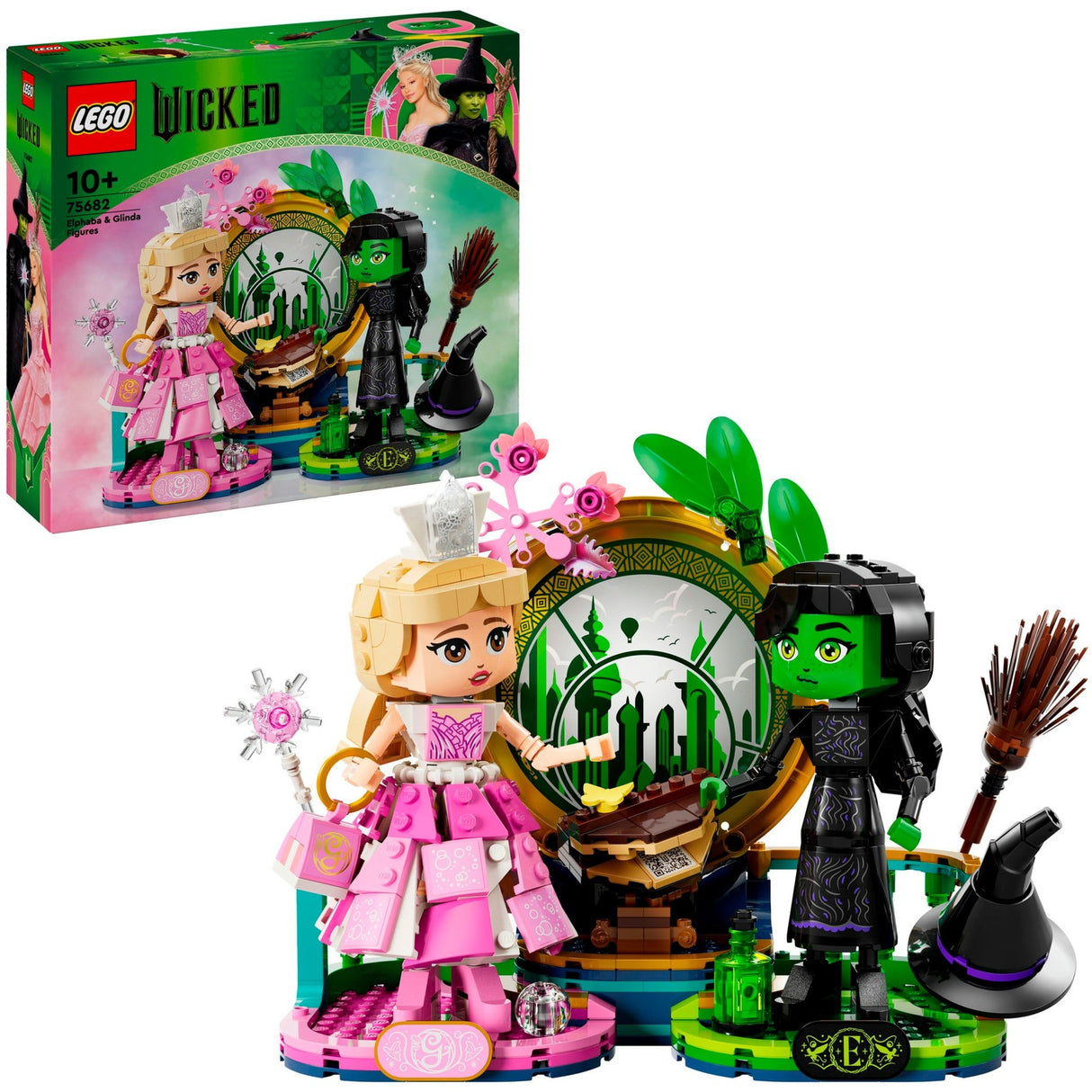 Lego 75682 figurines méchantes Elphaba et Glinda
