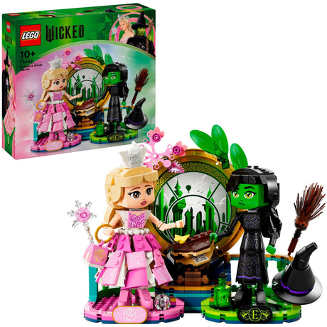 Lego 75682 figurines méchantes Elphaba et Glinda