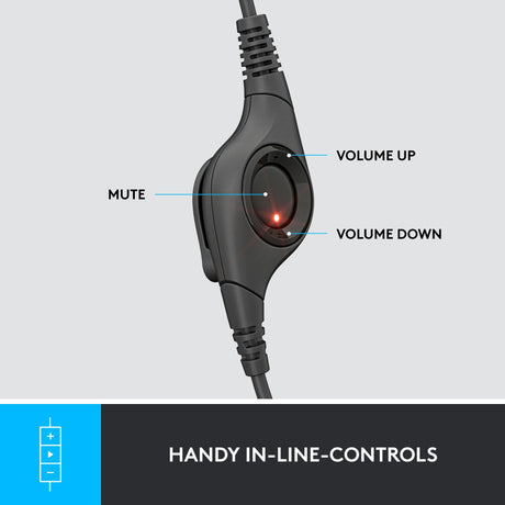 Casque logitec h390 usb noir