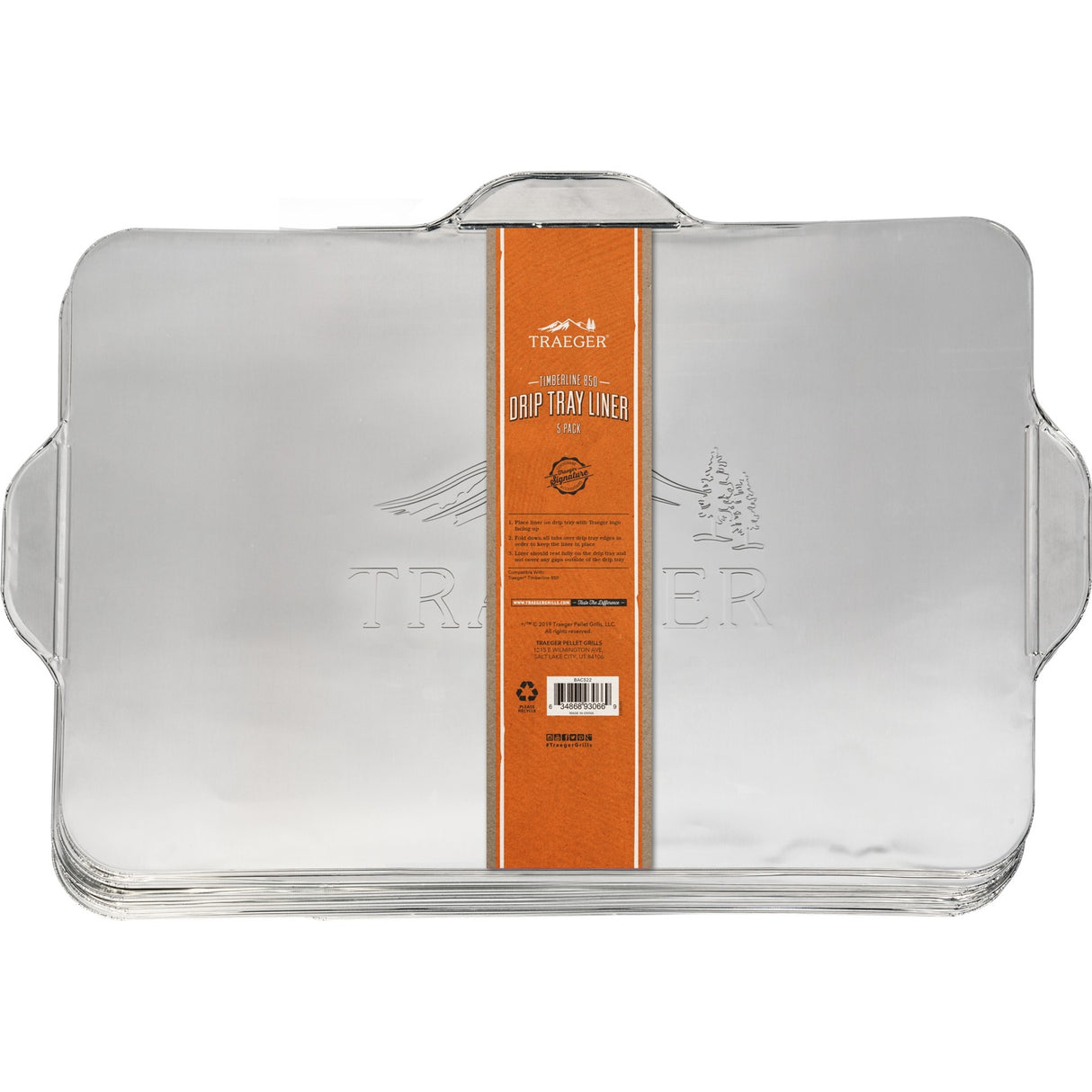 Traeger Traeger Veta Druipplaat Film de protection pour Timberline 850