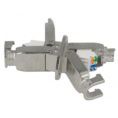 Delock couplage pour câble réseau cat.6a stp (argent)
