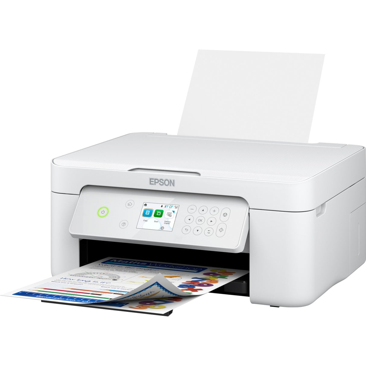 Imprimante jet d'encre tout-en-un Epson expression home xp-4205 (blanc, USB, WLAN, numérisation, copie)