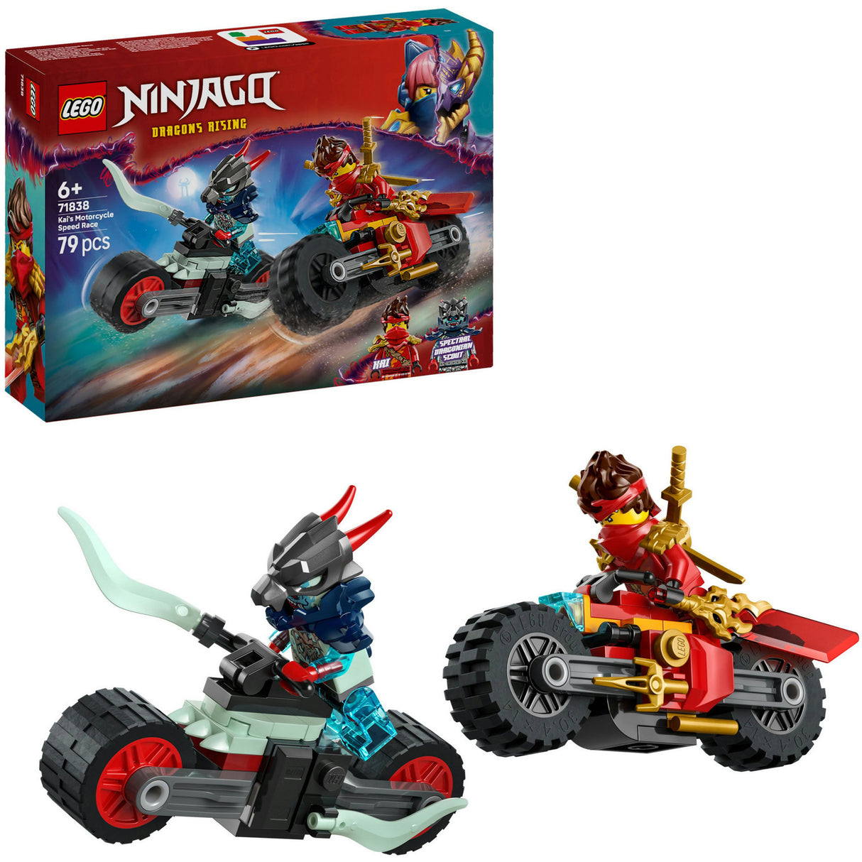Lego Ninjago 71838 La course de moto de Kai