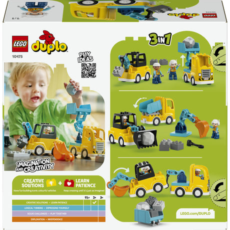 Lego duplo town 10475 véhicules de construction 3en1