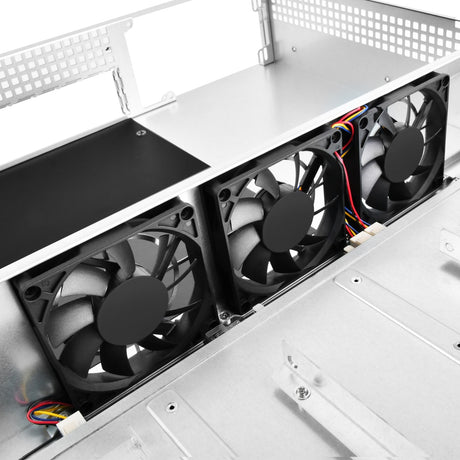 Boîtier rack Silverstone RM21-308 (noir | 1x USB-A 2.0 | 1x USB-A 3.2 (5 Gbit s))