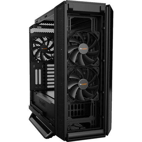 Soyez silencieux! Silent base 802 boîtier tour midi avec fenêtre (noir | 2x USB-A | 1x USB-C | fenêtre)