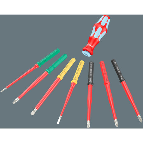 Wera kraftform kompakt vde acier inoxydable 17 extra fin 1 chercheur d'outils | 17 pièces - 5006631001