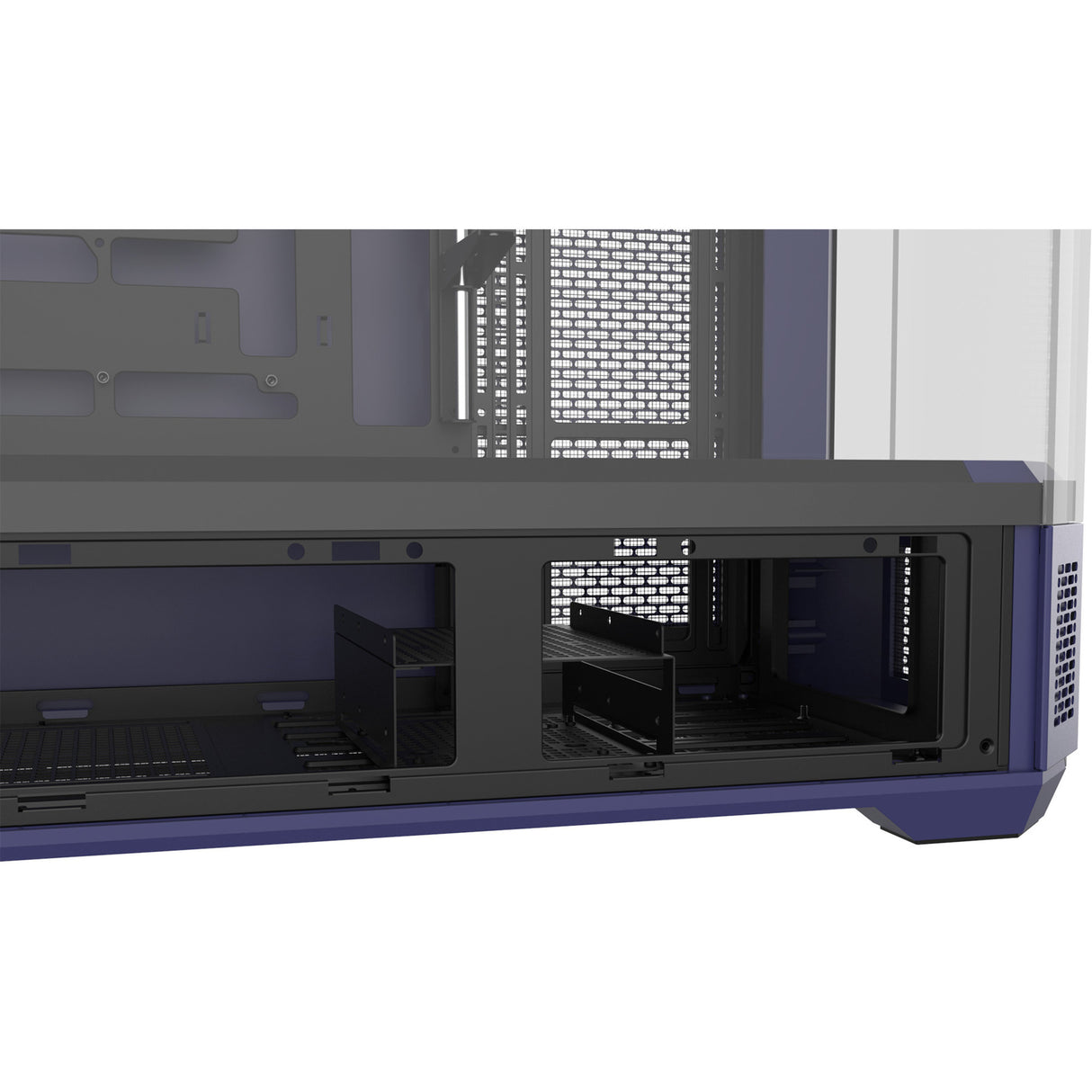 Thermaltake view 600 tg future dusk big tower behuizing (paars zwart | 2x usb-a | 1x usb-c | tempered glass)