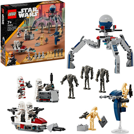 Pack de combat Lego Star Wars Clone Trooper™ Battle Droid™ - 75372