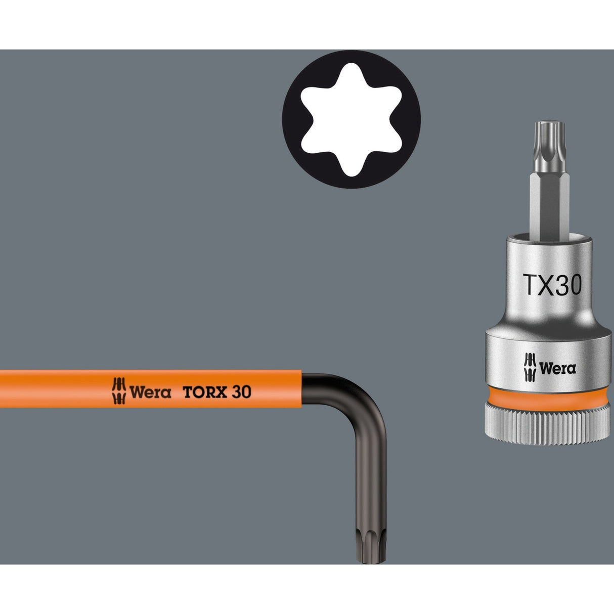 Wera 967 9 tx jeu de 9 clés hexagonales - torx - t8-40