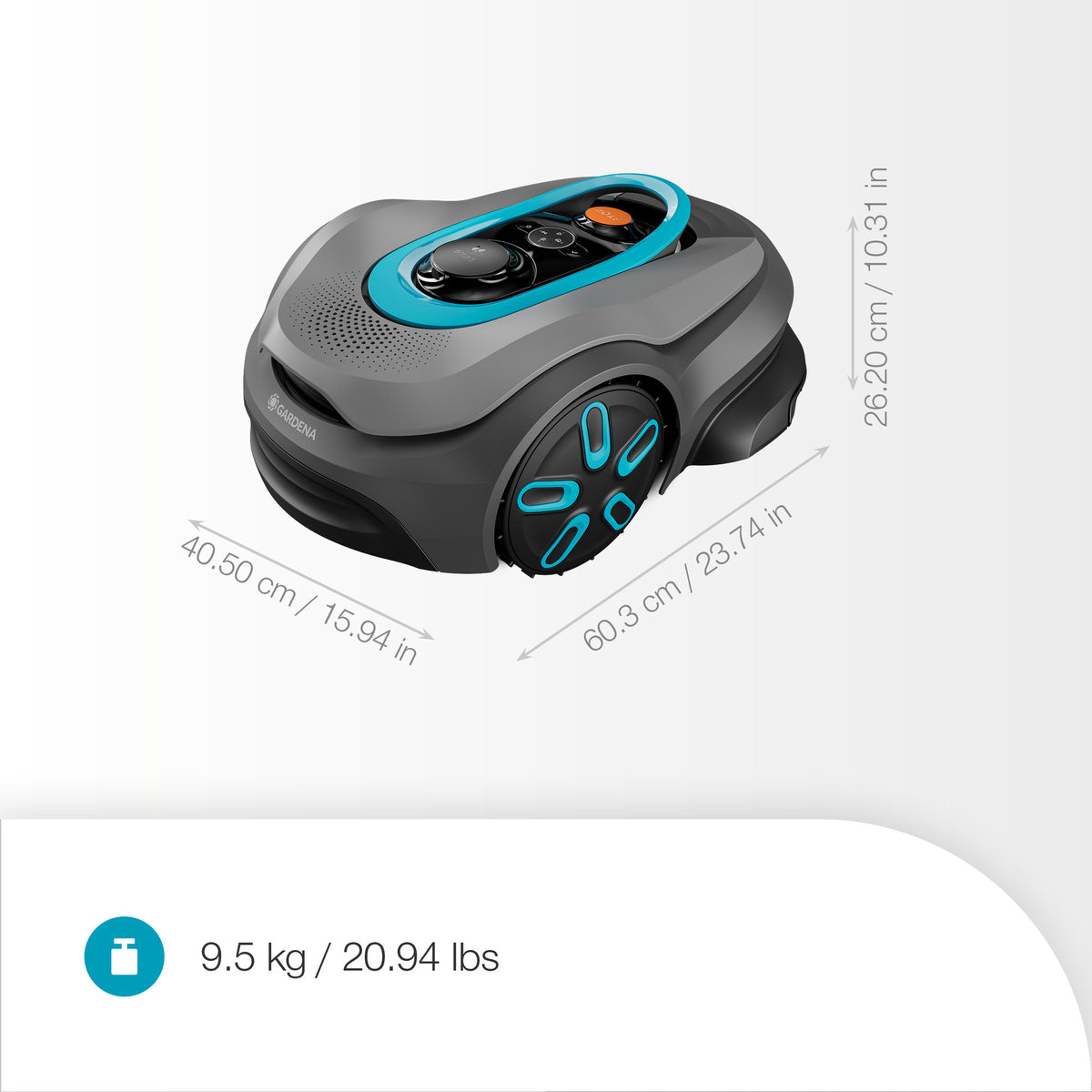 Tondeuse robot Gardena smart sileno sense 400