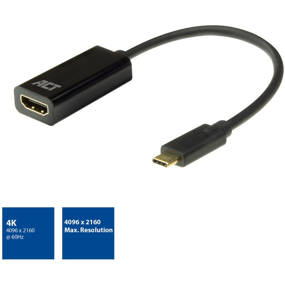Agir la connectivité USB-C à l'adaptateur féminin HDMI