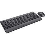 Trust trezo confort ensemble clavier et souris sans fil ensemble de bureau (noir, disposition américaine (qwerty), 100%)