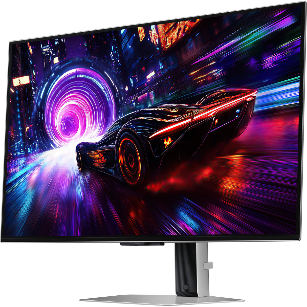 Moniteur de jeu Samsung Odyssey OLED G8 G81SF 32 4K UHD (argent, 2x HDMI, DisplayPort, 2x USB-A, USB-B, 240 Hz)