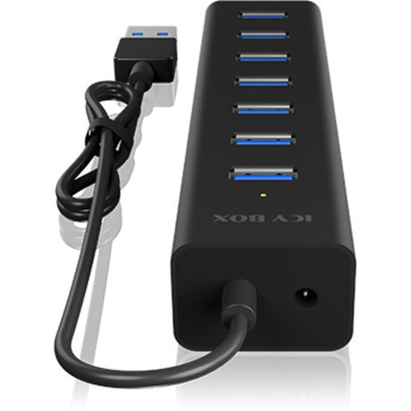 Boîte glacée ib-hub1700-u3 hub usb (noir)