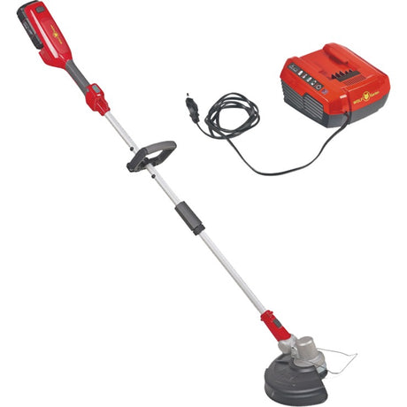 Coupe-herbe à batterie Wolf-garten Lycos 40 300 t 30cm se (gris rouge, batterie incluse)