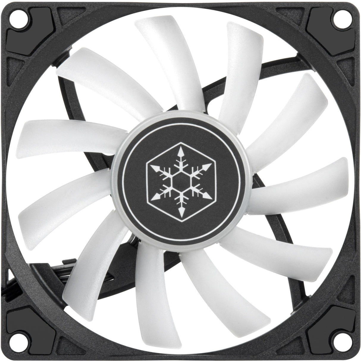 Silverstone air slimmer 90 argb ventilateur de boîtier (noir, 92 x 92 x 15 mm, pwm)
