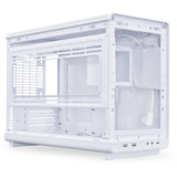 Boîtier tour midi Lian li a3-matx blanc (édition bois) (couleur bois blanc | 2x USB-A | 1x USB-C | verre trempé)