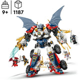 Lego Ninjago 71834 Le mécha ultra combo de Zane