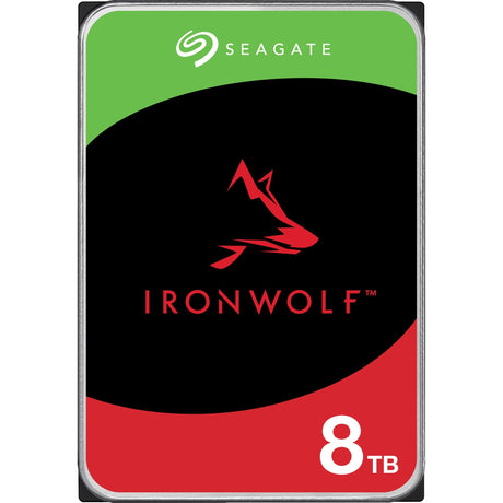 Seagate ironwolf 8 tb harde schijf (st8000vn004, sata 600, 24 7)