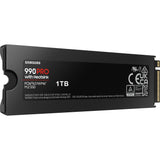 Dissipateur thermique Samsung 990 pro 1 To SSD (PCIe 4.0 x4, NVMe 2, M.2 2280, LED RVB)