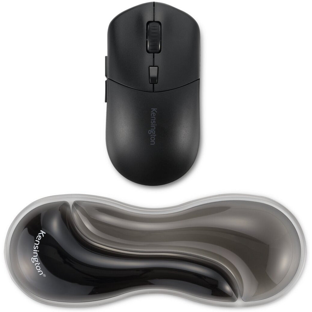 Kensington slim duo gel souris trackball repose-poignet repose-poignet (gris noir)