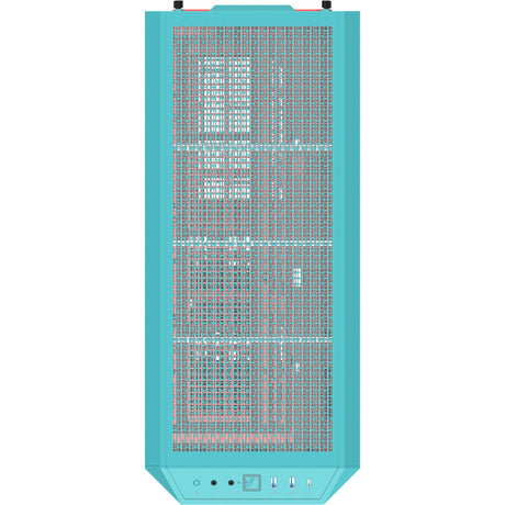 Boîtier grande tour Thermaltake view 600 tg menthe fraise (menthe berry | 2x USB-A | 1x USB-C | verre trempé)