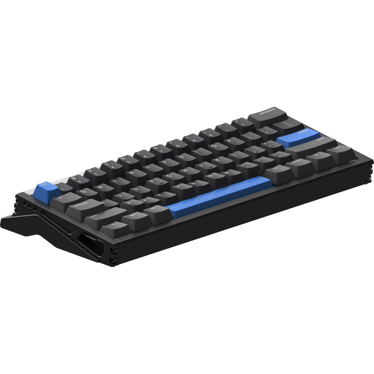 Clavier de jeu à commutateur magnétique Iqunix ez60 (noir, disposition américaine (qwerty), gateron star trail, 60%, RVB, touches pbt double shot)