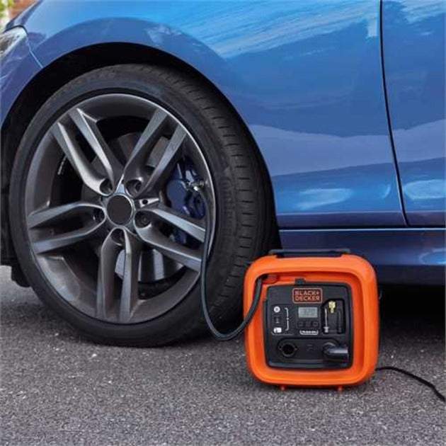 Compresseur Black+decker asi400 12v (orange noir, 160 psi 11 bar)